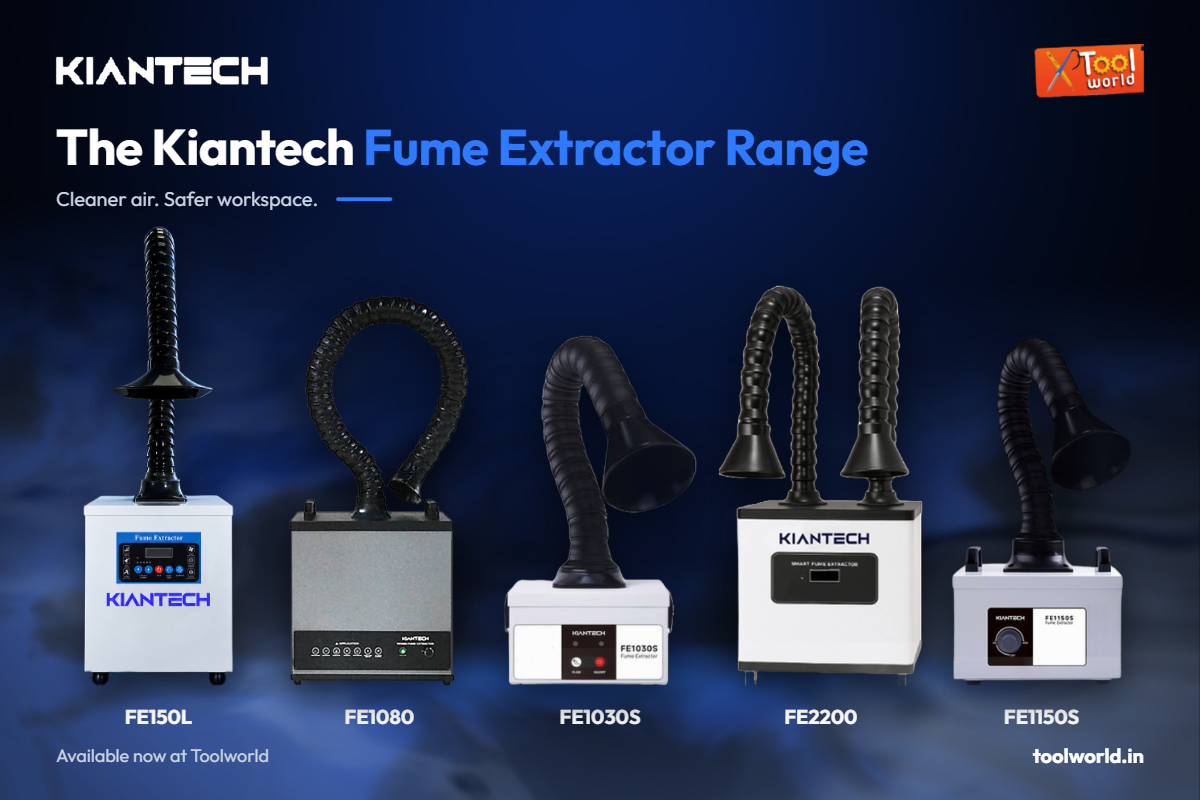 Clean Air at Every Bench: Toolworld Introduces Kiantech Fume Extractors