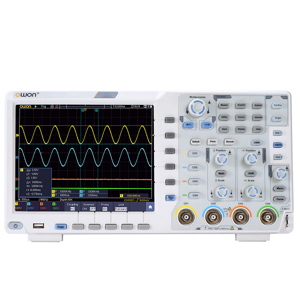 XDS 3204E Digital Oscilloscope- 4 Channel, 200 Mhz