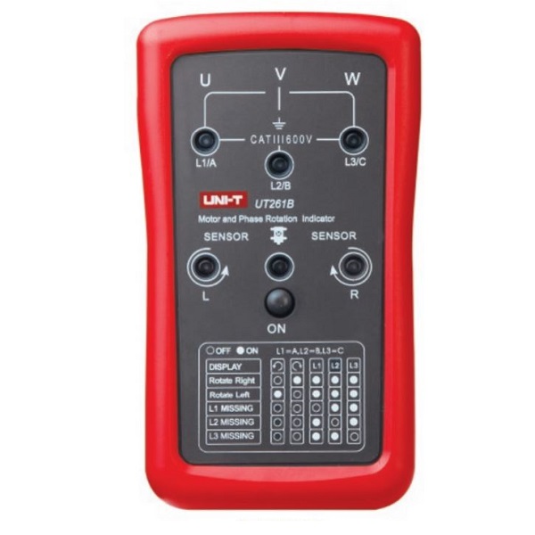 UT261B Phase Sequence and Motor Rotation Indicator