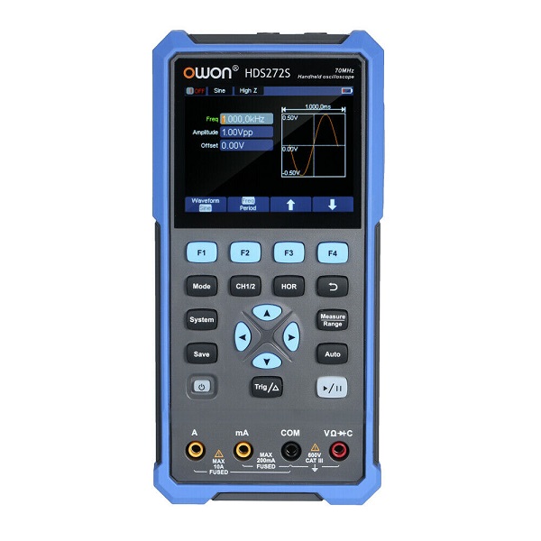 HDS272S Handheld Digital Oscilloscope- 70 Mhz 2 Channel
