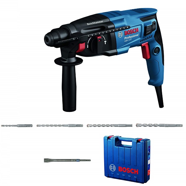 GBH 220 Rotary Hammer Drill Machine- Kit