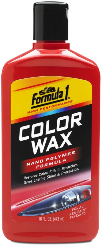 Formula 1 Color Wax for Cars (473 ml, Red)