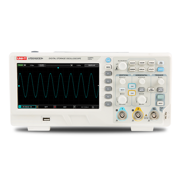 UTD2102CEX+ Digital Storage Oscilloscope- 100Mhz, 2 Channel