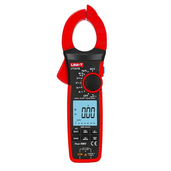 UT207B True RMS Digital Clamp Meter- 1000A AC/DC