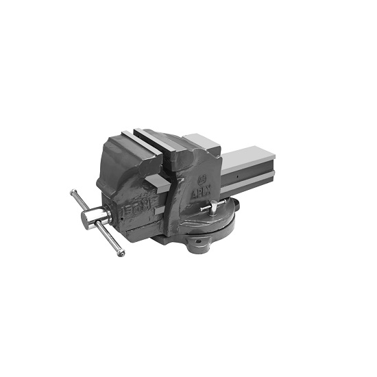 740S Heavy Duty Bench Vice Deluxe (Double Rib) Swivel base (5 Inches / 125mm)