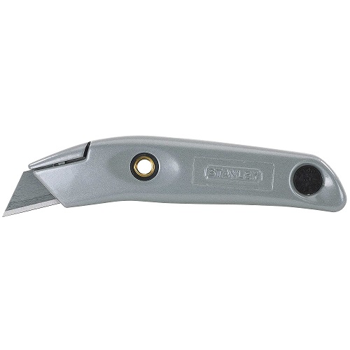 Stanley Utility Knife, Retractable, Utility, General Purpose, Plastic, 6 in  L. 10-175