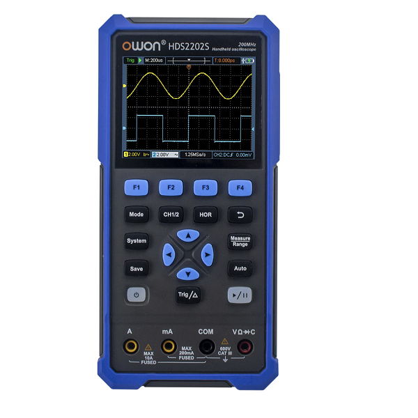 HDS2202S Handheld Digital Oscilloscope- 200 Mhz