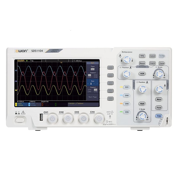 SDS1104 Digital Oscilloscope- 100 Mhz, 4 Channel