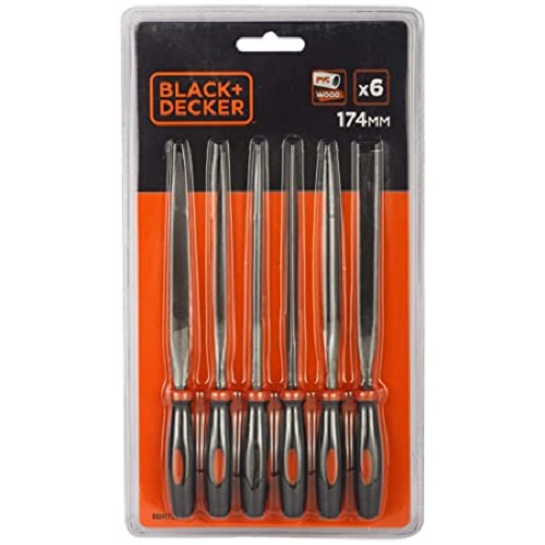 BDHT22148 174mm Steel Needle File Set