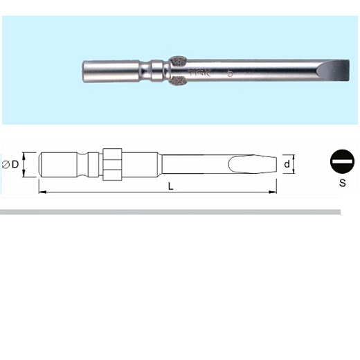 802 Screwdriver Bit 6X60X4.0XSL4.0