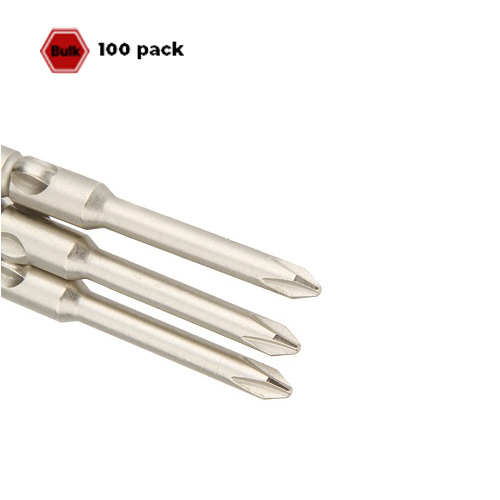 802 Electric Screwdriver Bits 6X60X3 PH1 (Pack of 100)