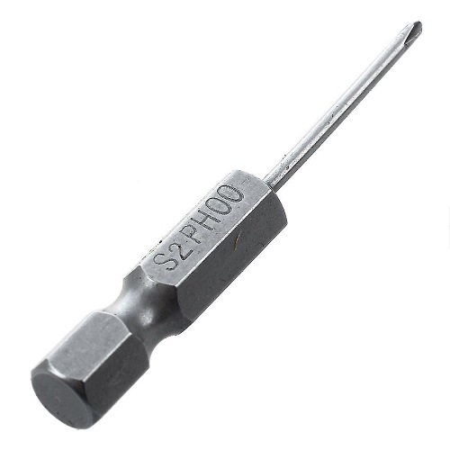 PH00 50mm x 1.6mm Electric Screwdriver Bit - 1/4 Hex