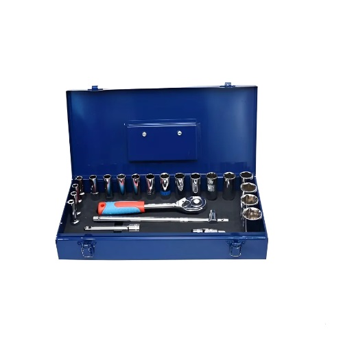 DN 24M Long - 1/2 Inch Drive Hexagon and BI Hexagon Deep Socket Set