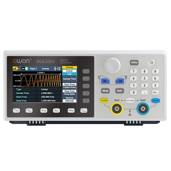 DGE3062 Arbitrary Waveform Generator with frequency counter