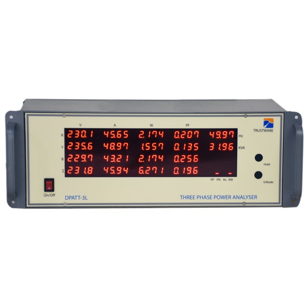 DPATT-3L Three Phase Power Analyser