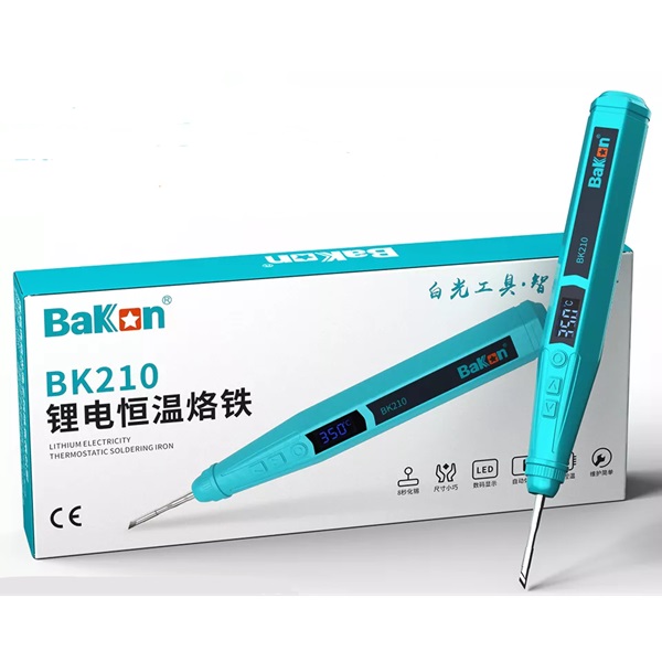 BK210 Cordless Soldering Iron C210 Tip + BK931 Free (Promo Pack)