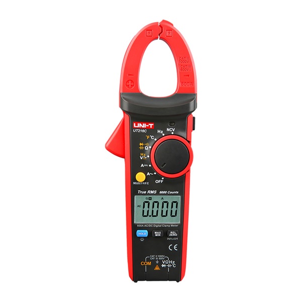 UT216C True RMS Digital Clamp Meter- 600A AC/DC