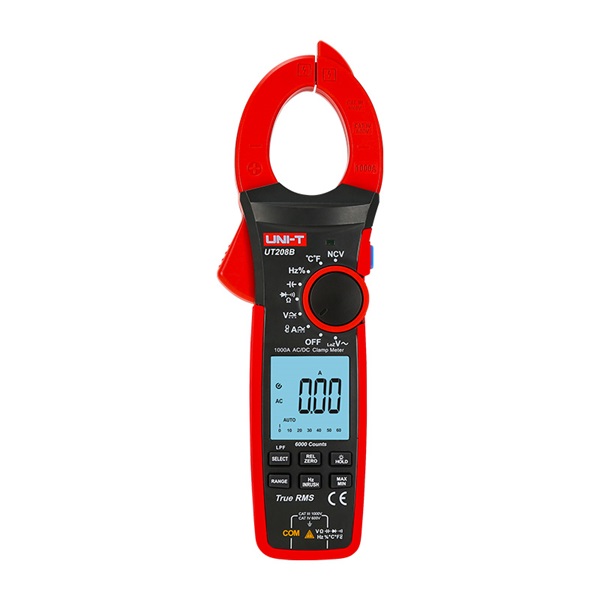 UT208B True RMS Digital Clamp Meter- 1000A AC/DC