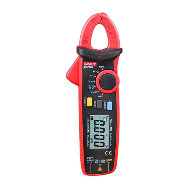 UT210D Mini Clamp Meter- 200A AC/DC Clamp Meter