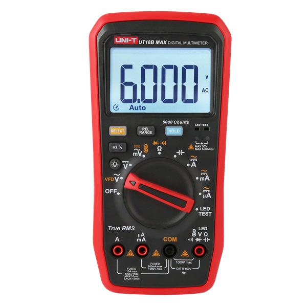 UT 18B Max True RMS Digital Multimeters