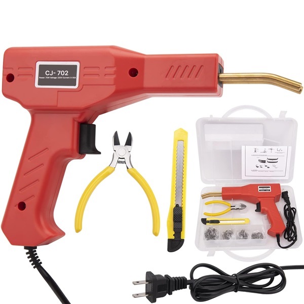 70W Plastic Welder Kit Automotive, Hot Stapler Plastic Repair Kit 70W Plastic Welding Kit- CJ702