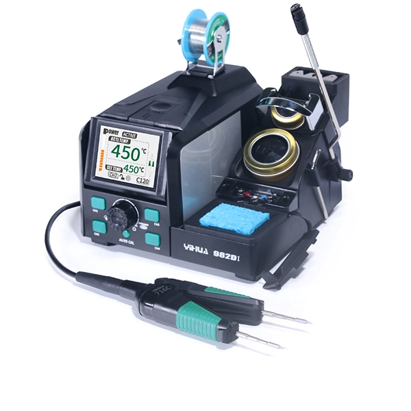 982D-I Precision mini Hot tweezers Soldering Station