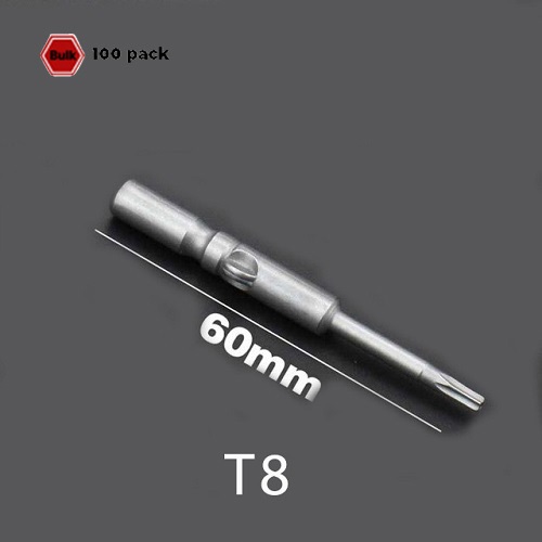 801 Electric Screwdriver Bits Torx 5X60 T8 (Pack of 100)