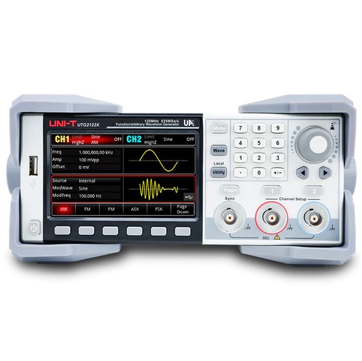 UTG2122X Waveform Generator, 120 Mhz 2 Channel