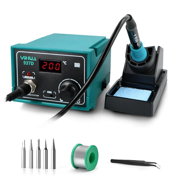 937D Constant Temperature Digital Display Soldering Station- Value Kit