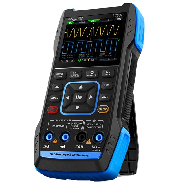 2C53T Handheld 3in1 Oscilloscope Multimeter Signal Generator