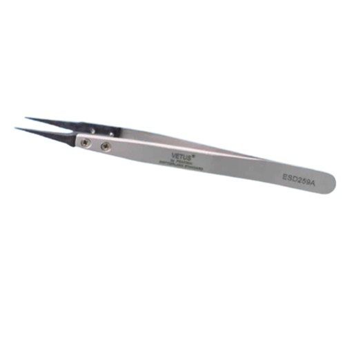 ESD-259A Exchange Tip Electro Static Discharge Safe Stainless Tweezers Extra Fine Pointed Tips