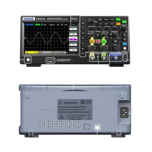 DSO2C20 Digital Oscilloscope 200MHz, 2 Channels