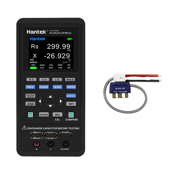 1833C LCR Meter- 100kHz + Kelvin Test Clip Tweezers