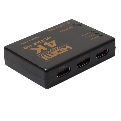 HDMI Switch 3 Port With Remote- 1080p