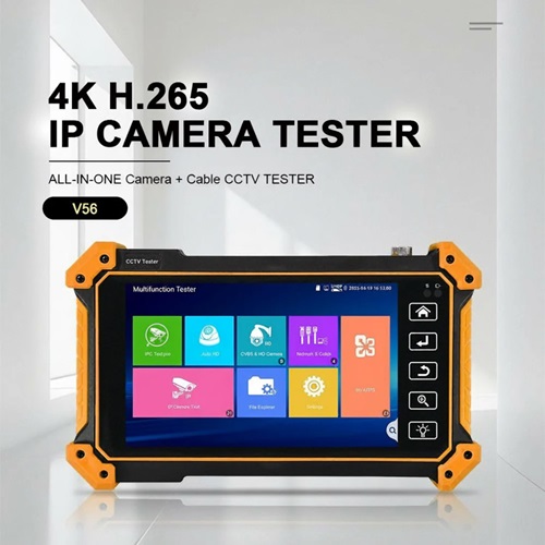 V56 IP/HD-TVI/CVI/AHD 5.5” Android 10.0 Oled Screen Cctv Tester