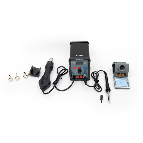878D Ultra Pro 2-in-1 Hot Air and Soldering Station