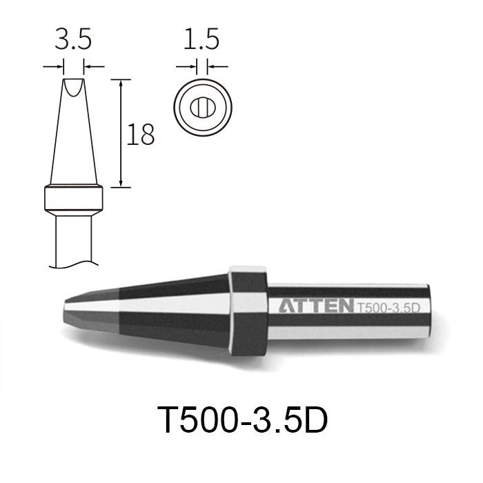 T500-3.5D Soldering Bit