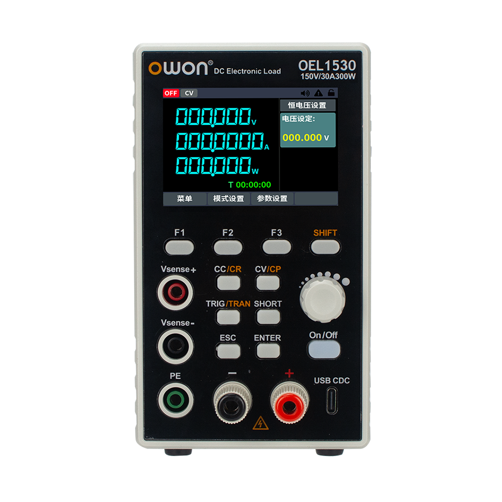 OEL1530TV Series DC Electronics Load- 150V, 30A- 300W