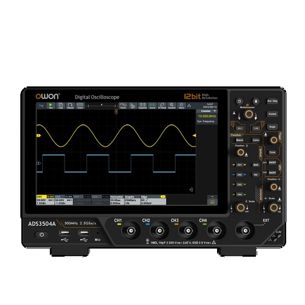 ADS3354A 350MHz (4CH) 12-bit Digital Oscilloscope