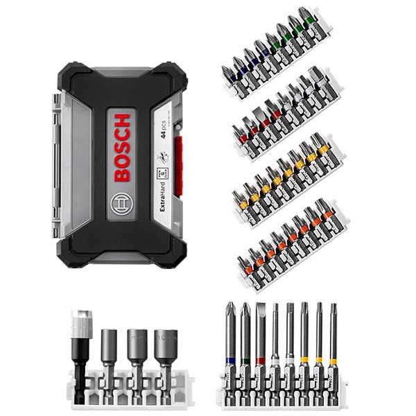 Extra Hard Screwdriver Bit and Nutsetter Set, 43-Piece - Bosch