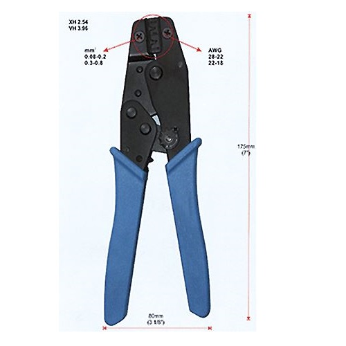 HT-9111 For CPU & RELIMATE Terminals (MOLEX) Crimping Tool 2.54 & 3.96 MM