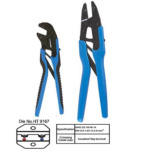 HT-9167 Insulated Flag Terminal (FLDNY) Crimping Tool 1.50-2.50 MM2