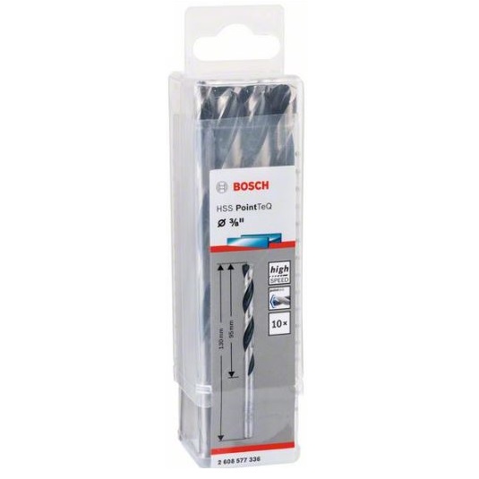 HSS Twist Drill Bit PointTeQ 3/8 inch (10 Pack)