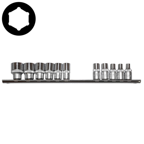 11pc 1/4 Inch 6pt. Socket Set (SAE)