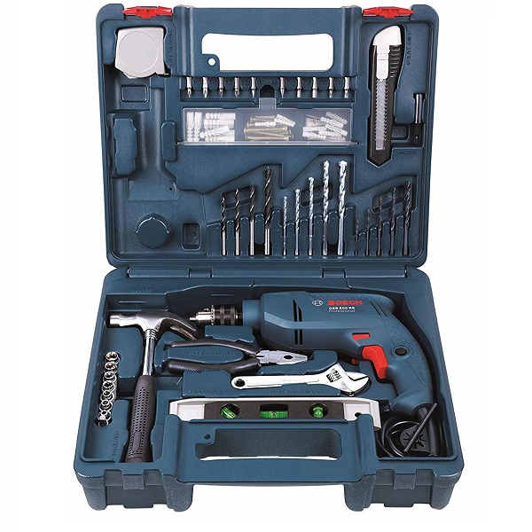 GSB 500W 500 RE - 10mm Impact Drill Kit