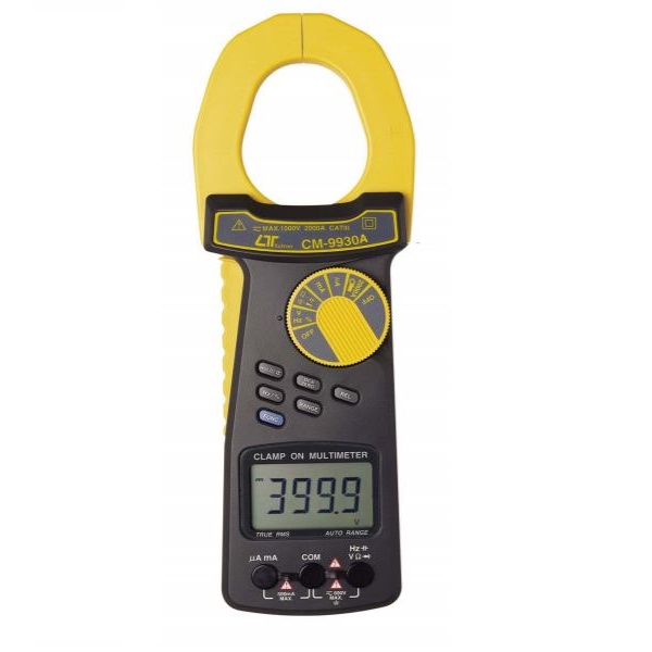 CM-9930 True RMS 2000 Amp AC/DC Current Clamp Meter