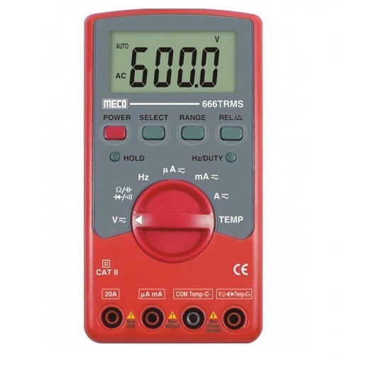 666-TRMS Digital Multimeter (AC Voltage Range 600mV to 750V)