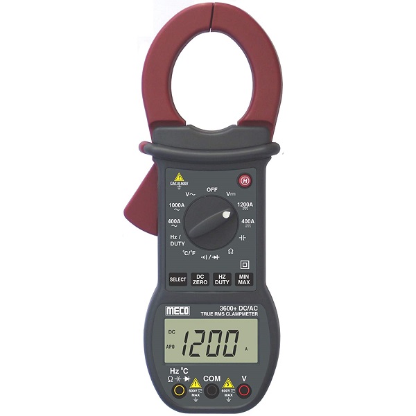 3600+ Clamp Meter, 1200A AC/DC True Rms