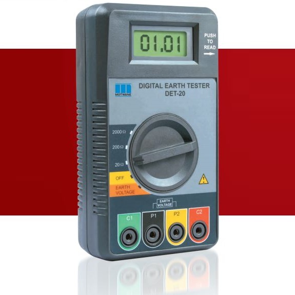 DET 20 Digital Earth Tester with kit