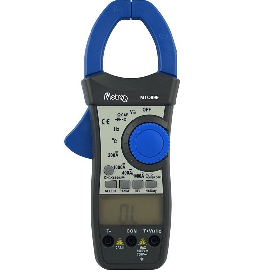 MTQ 999- 1000A AC/DC Clamp Meter- Trms